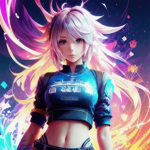 Prompt: Lucy heartfilia, shoulder length messy hair, happy, Full body, Beautiful anime waifu style girl, hyperdetailed painting, luminism, art by Carne Griffiths and Wadim Kashin concept art, 4k resolution, fractal isometrics details bioluminescence , 3d render, octane render, intricately detailed , cinematic, trending on artstation Isometric Centered hyperrealistic cover photo awesome full color, hand drawn , gritty, realistic mucha , hit definition , cinematic, on paper, ethereal background, abstract beauty,stand, approaching perfection, pure form, golden ratio, minimalistic, unfinished, concept art, by Brian Froud and Carne Griffiths and Wadim Kashin and John William Waterhouse, intricate details, 8k post production, high resolution, hyperdetailed, trending on artstation, sharp focus, studio photo, intricate details, highly detailed, by greg rutkowski