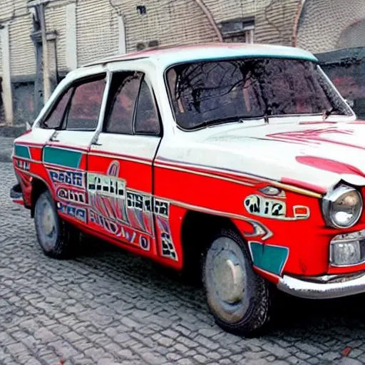 Prompt: the soviet car