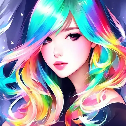 draw a modern and beautiful girl, with short and col... | OpenArt
