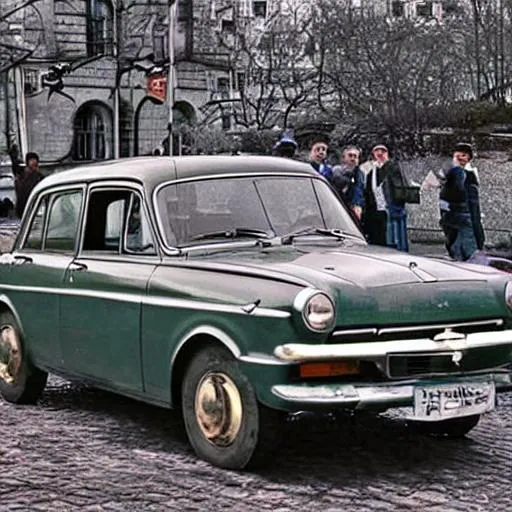 Prompt: the soviet car