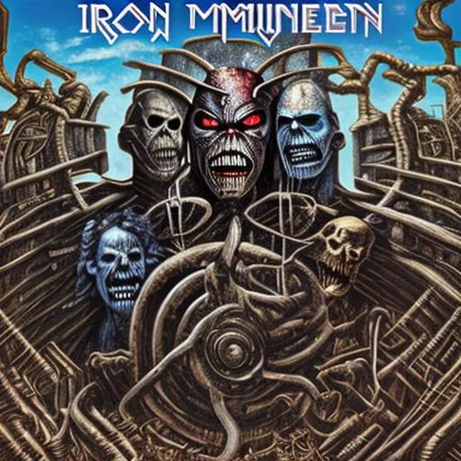 iron maiden gods of metal album cover | OpenArt