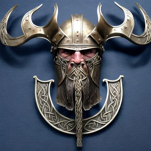 Prompt: viking front view 