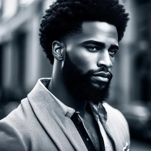 Prompt: (((UHD))), (((8k))), (((high quality))), ultra quality, cinematic lighting, hyperrealism, hyper-realistic, highly detailed face, highly detailed eyes, hair, warrior, fantasy, strong man, male, gorgeous male, intricately detailed portrait of a handsome black man, full body, trimmed beard, young, blue beautiful eyes, blonde hair, prince, in very detailed gold and blue armor and crown