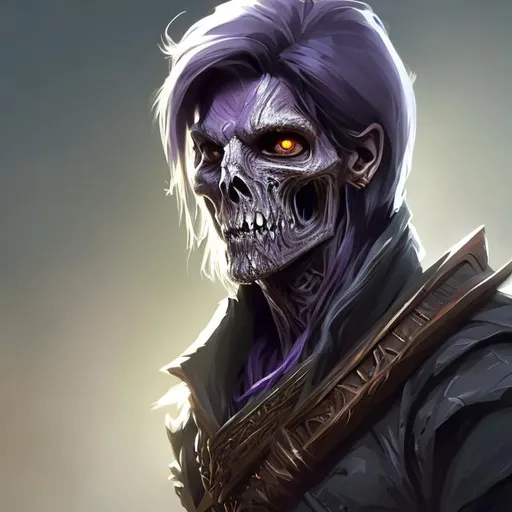 Prompt: Full body splash art of a sweet, expressive, smiling male undead zombie bard, mummified face, long black hair, skinny, purple noble clothes, D&D, dnd, fantasy, highly detailed, sharp focus, digital painting, trending on artstation, 4k, 8k, unreal engine