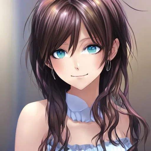 Prompt: Beautiful Anime Girl