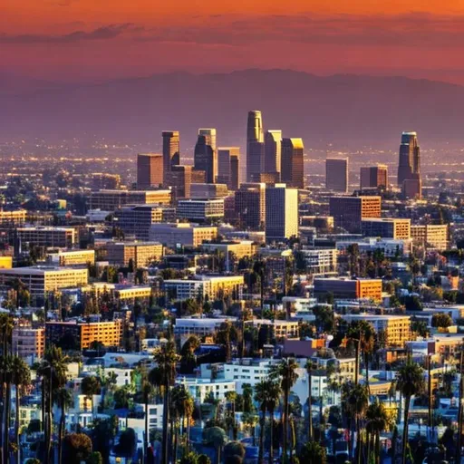 Prompt: Los Angeles Skyline 