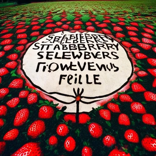 Prompt: Strawberry fields forever