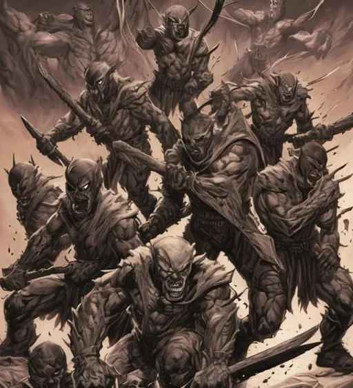 Prompt: Vengeance and power with cat soldiers
