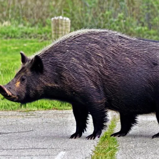 Prompt: Boar bear



