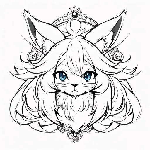 Prompt: anime portrait of a {character}, anime eyes, beautiful intricate fluffy hair, symmetrical, in unique anime style, concept art, digital painting, looking into camera, square image snake rabbit adorable furry sketch full body