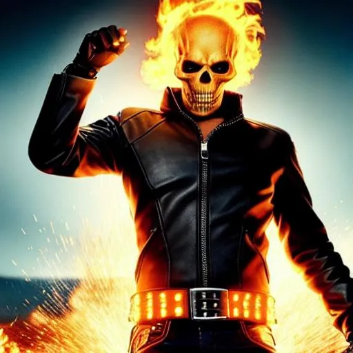 Prompt: fortnite ghost rider Ultra HD UHD  2K 4K 8K 12K 16K 32K 64K Photorealistic Photorealism Masterpiece Beautiful 