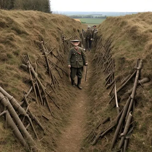 Prompt: ww1 trenches

