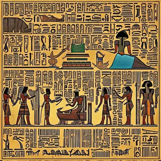 Prompt: Prompt: "Generate a series of images for a choose-your-own-adventure story set in ancient Egypt."
In this creative storytelling prompt, we're looking for a series of images that can be used to craft an engaging interactive story set in the historical backdrop of ancient Egypt. The images should include scenes, characters, and objects relevant to the narrative, allowing students or readers to make choices that determine the story's direction. The goal is to create an immersive and educational storytelling experience that encourages critical thinking and historical exploration.