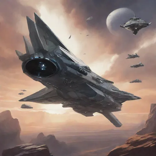 Prompt: Imperial spaceship Dauntless Courage