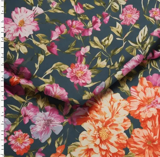 Prompt: flower print fabric