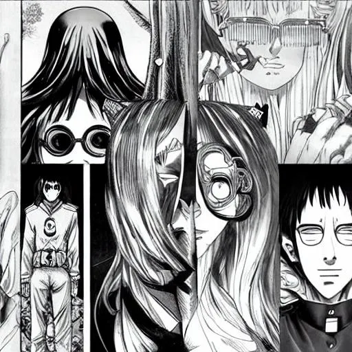 Gucci MF Shades. Anime. Manga. Violence. Junji Ito.