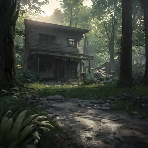 Prompt: ellie the last of us 4k ultra realistic ray tracing hdr unreal engine 5