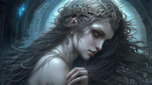Prompt: celestial goddess hyper detailed Extremely realistic dark cinematic UHD in the style of Luis Royo