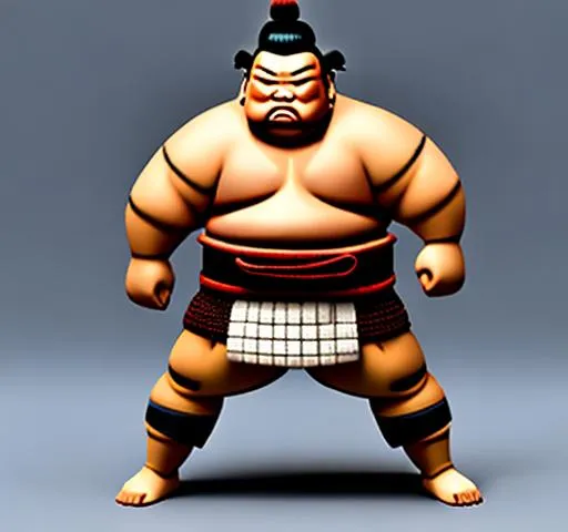 Prompt: Sumo Samurai Fighter 