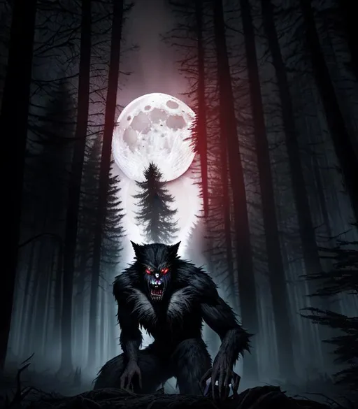 Night Of The Werewolf Fine Art Print - Item # VAREVCM8DNIOFEC005