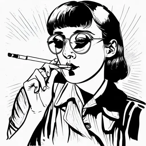 180 Smoke Weed Art Lady Images, Stock Photos, 3D objects, & Vectors |  Shutterstock