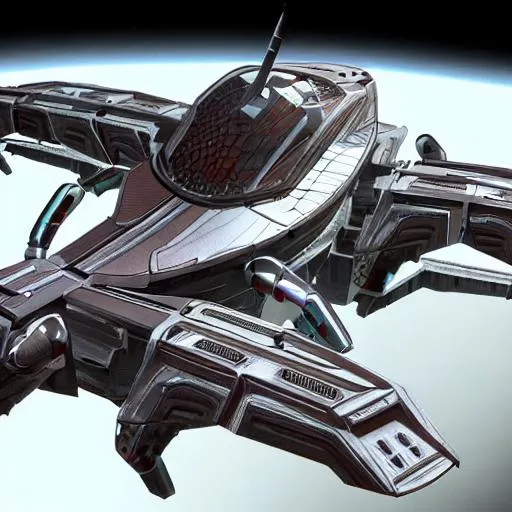 Prompt: Design a spaceship that looks like a daddy long-leg spider, photorealistic, cinematic lighting