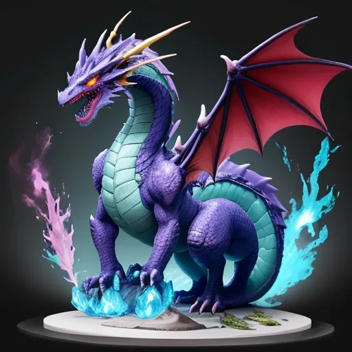 Prompt: elemental dragon