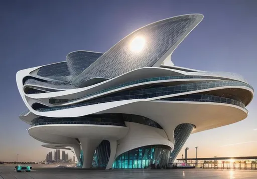 Prompt: blobitecture, biomorphism, biophlic, zaha hadid, neo fututristic airport, global transit hub, runway, hotels, museums, malls, cairo cityscape, drone view, vegetataion, fractal geometry, titanium, fabricated photovoltaic translucent materials, zaha hadid, telephoto wide angle, 8k resolution concept art, hyperdetailed intricately detailed, volumetric lighting, VRay, Artstation, Epic, cinematic, intricate meticulously, detailed dramatic atmospheric maximalist", Parametricism, Zaha Hadid, V-Ray, Behance HD
