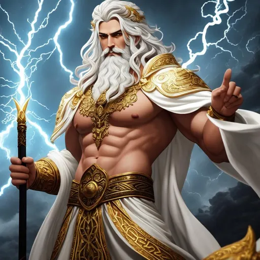 Zeus god of lightning | OpenArt