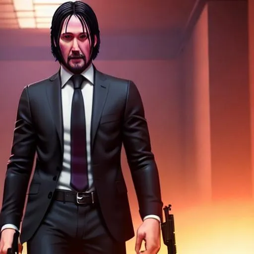 Prompt: fortnite john wick Ultra HD UHD  2K 4K 8K 12K 16K 32K 64K Photorealistic Photorealism Masterpiece Beautiful 