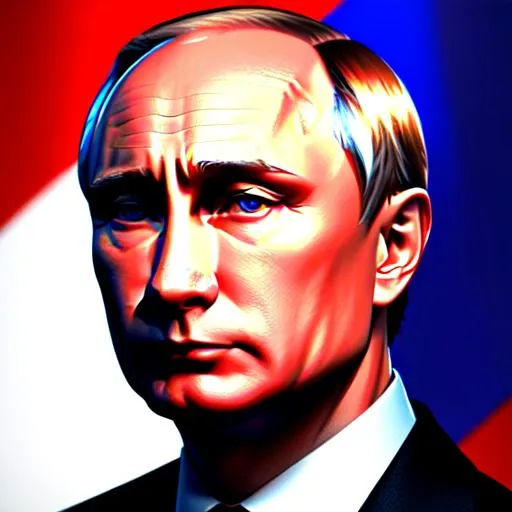 Prompt: Poster of Presindent Putin, masterpiece  with detailed face 4k, trending on artstation, octane render.