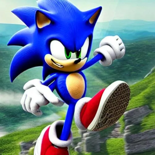 Prompt: sonic