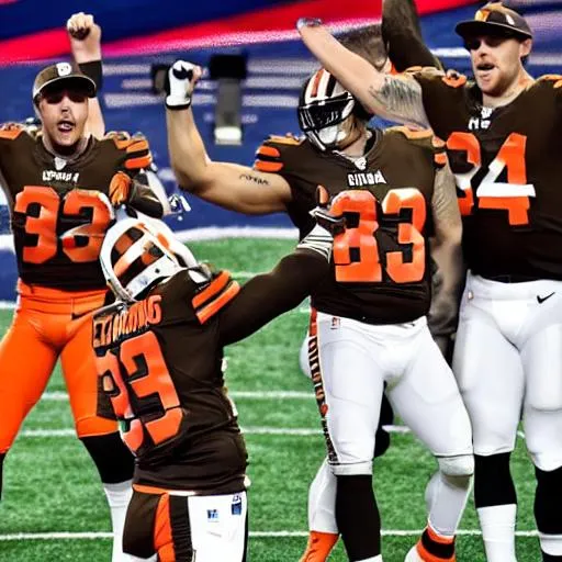 Prompt: The Cleveland Browns won the Super Bowl!