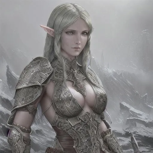 Prompt: portrait of a (Adult female half wood elf druid in battle shooting a ice knife),wearing leather armor, War background, D&D setting. perfect composition, hyperrealistic, super detailed, 8k, high quality, trending art, trending on artstation, sharp focus, studio photo, intricate details, highly detailed, by greg rutkowski and alphonse mucha