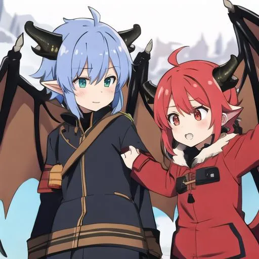 Prompt: A cute dragons 