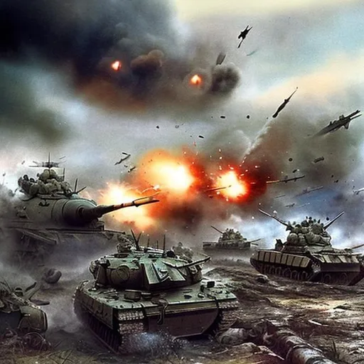 Prompt: Battle of Kursk