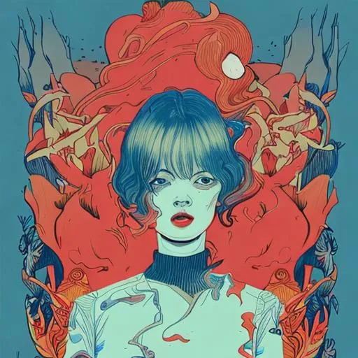 in the style of james jean, a girl on an adventure | OpenArt