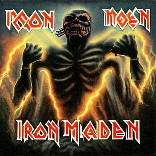 iron maiden lightning album cover | OpenArt