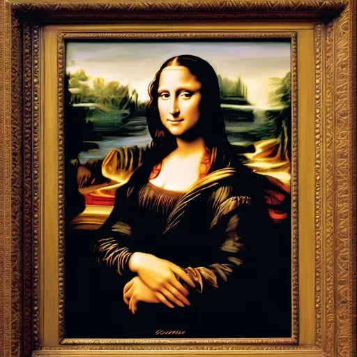 Prompt: Hermoine in a classic painting of the Mona Lisa