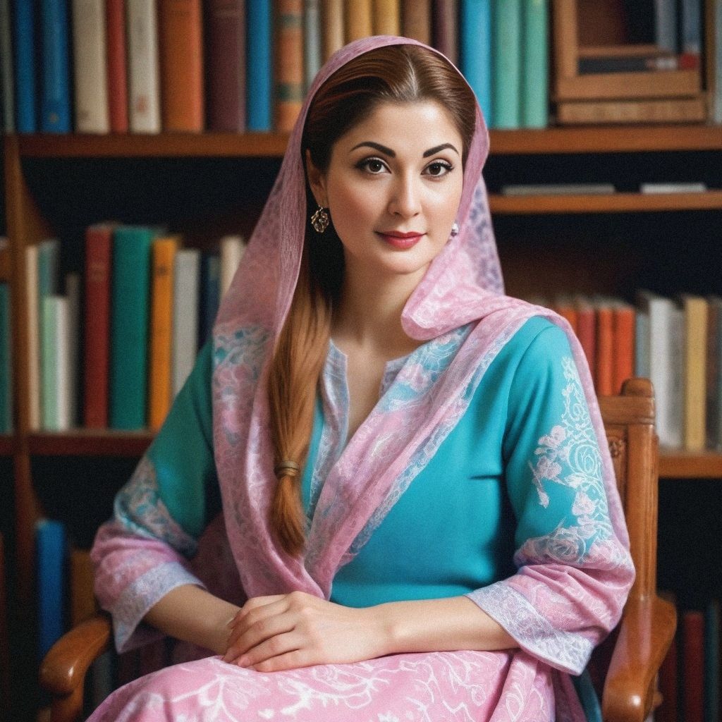 Prompt: Pakistan First Female Chief Minister Maryam Nawaz Ai Generated 