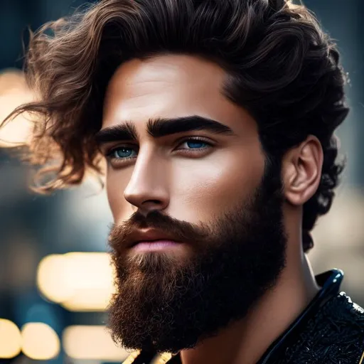 Prompt: (((UHD))), (((8k))), (((high quality))), ultra quality, cinematic lighting, hyperrealism, hyper-realistic, highly detailed face, highly detailed eyes, hair, warrior, fantasy, strong man, male, gorgeous male, intricately detailed portrait of a handsome character, full body, trimmed beard, young, blue beautiful eyes, blonde hair, prince, in very detailed gold and blue armor and crown