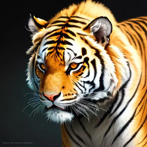 Prompt: Portrait of a albino tiger, roaring, perfect composition, hyperrealistic, super detailed, 8k, high quality, trending art, trending on artstation, sharp focus, studio photo, intricate details, highly detailed, by greg rutkowski, illustration, watercolor