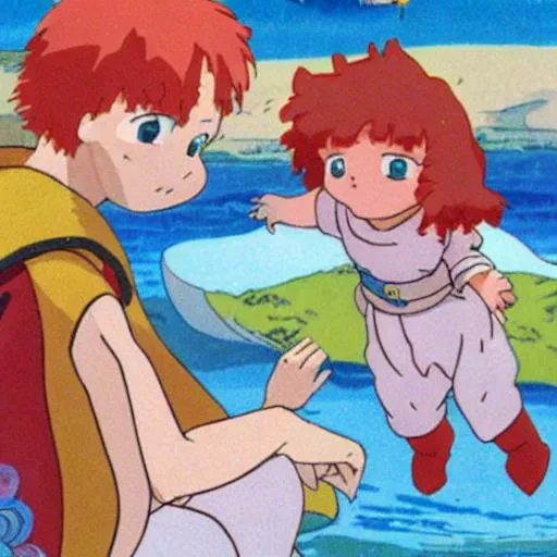 Prompt: Ponyo