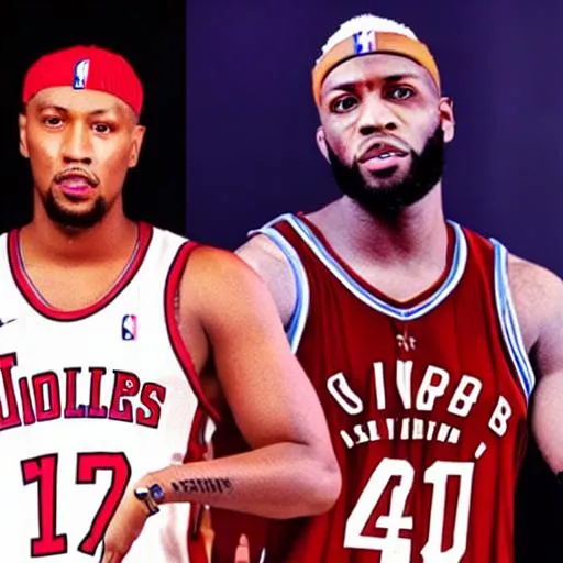 Prompt: Nba players as rappers

