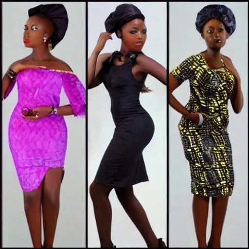 Prompt: beautiful Ghanaian women