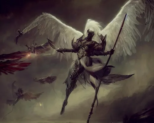 Prompt: character portrait of one male angel of kindness, with pure white wings, wearing some pieces of shining armour, with skinny abs, a male version of a serra angel, by peter mohrbacher, mark brooks, jim burns, marina abramovic, wadim kashin, greg rutkowski, trending on artstation
