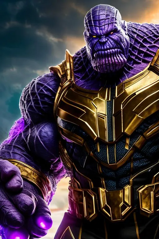 Prompt: High-resolution hyperrealistic photo of {{annihilus}} ahmyor merged with [[thanos]], photorealistic, highly detailed, uhd, hdr, 64k