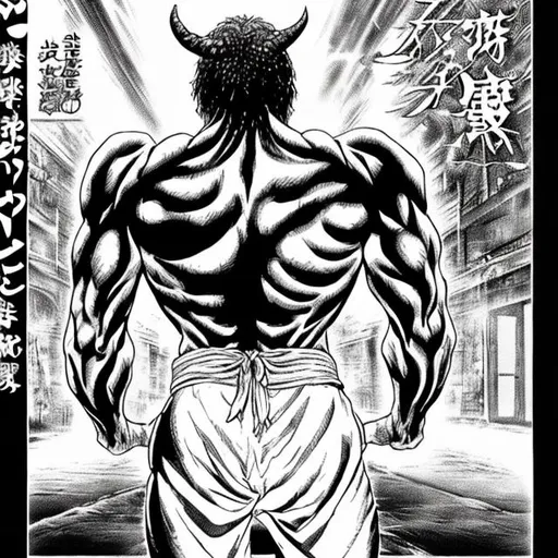 Prompt: Demon Back baki