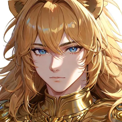 Prompt: Leo  The Lion zodiac as a 
male human, 8k, UHD,  highly detailed, close up