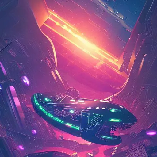 Prompt: futuristic cyberpunk, titan whale, cosmos, univers, with threads, destroyer of worlds space stars eating worlds, gold in space, cyberpunk art, stars, fantasy, elegant, neon light, highly detailed, digital painting, concept art, starlight, illustration.